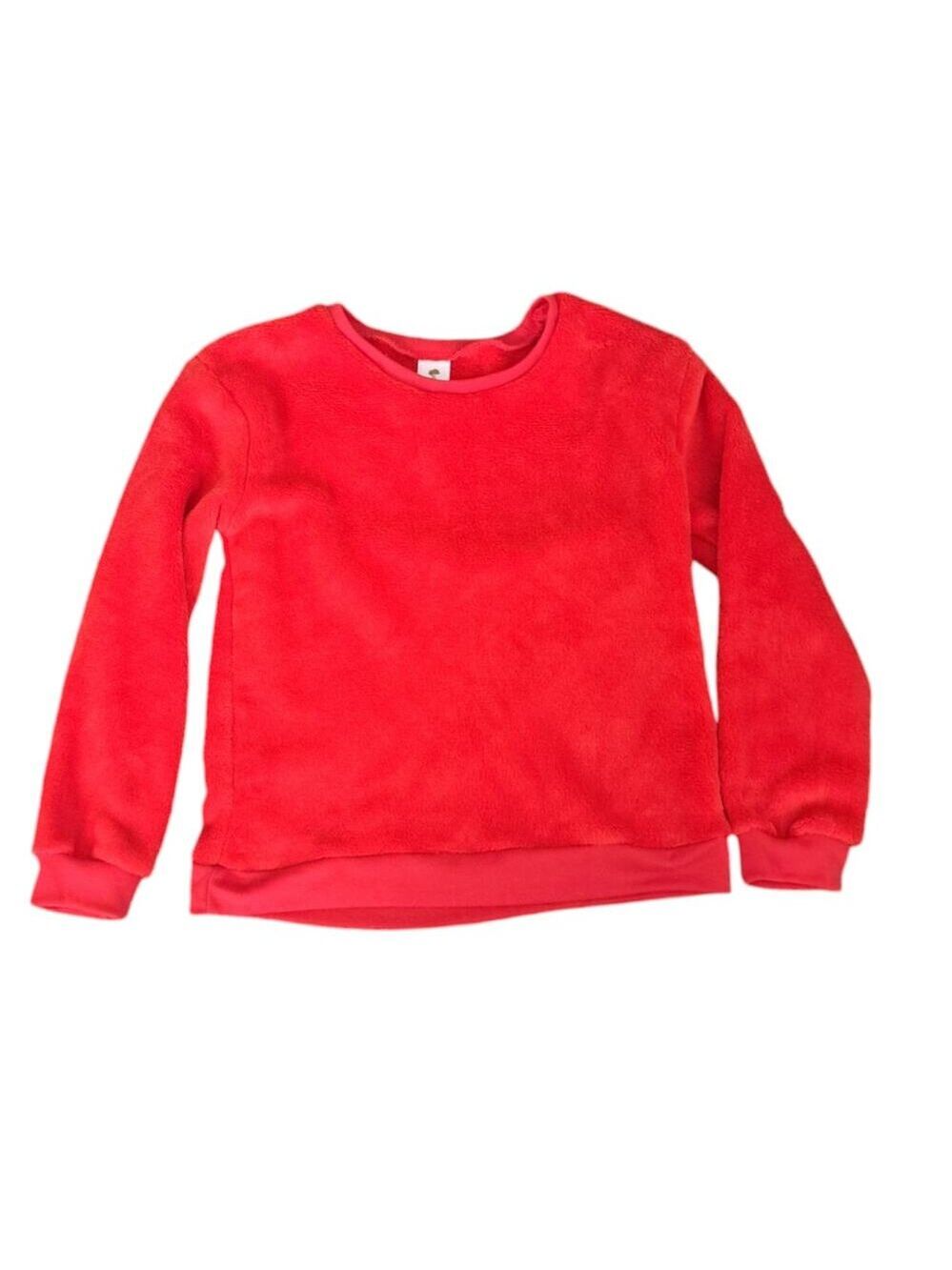 Tucker + Tate Girls Red Pullover Fleece Top Medium M 8 10 NWT